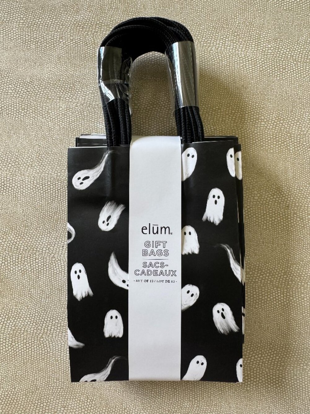 Elum Halloween Ghost Gift Favor Bags Set of 13 NEW